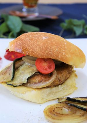 豆てりバーガー-レシピのメイン写真