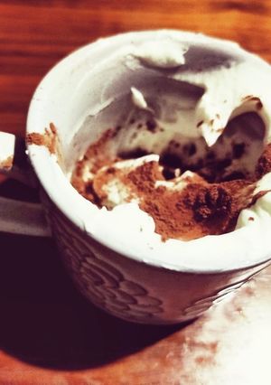 身体にOKな純生クリームにココアパウダー-レシピのメイン写真