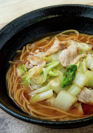 白菜と豚肉のピリ辛醤油ラーメン-レシピのメイン写真