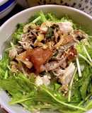 塩鯖の梅しそ混ぜご飯★出汁茶漬け★