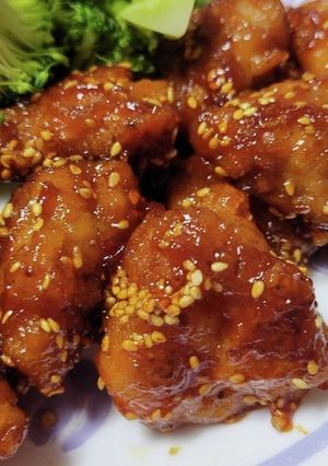 冷凍唐揚げ　ヤンニョムチキン-レシピのメイン写真