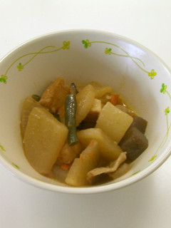 豚肉と大根の含め煮☆給食メニュー-レシピのメイン写真