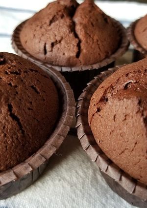 簡単！混ぜるだけ！チョコマフィン-レシピのメイン写真