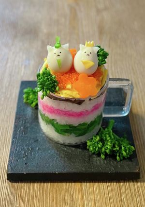 ちらし寿司カップケーキ ひな祭りに！-レシピのメイン写真