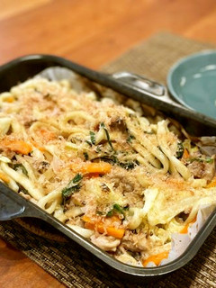ラクックグランでもっちり和風焼きうどん-レシピのメイン写真