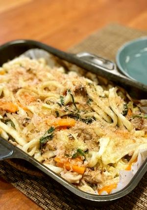 ラクックグランでもっちり和風焼きうどん-レシピのメイン写真