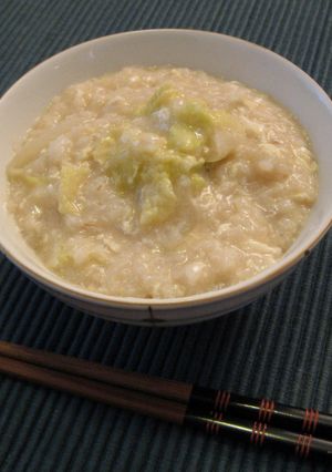 卵と崩し豆腐のトロトロ中華風おじや-レシピのメイン写真