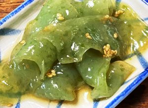 お刺身こんにゃくのごま油和え-レシピのメイン写真
