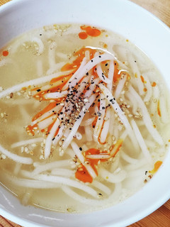 もやしで満腹w塩ラーメン風❀もやしスープ-レシピのメイン写真