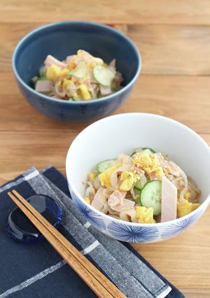 ヘルシー☆こんにゃく麺の中華サラダ-レシピのメイン写真
