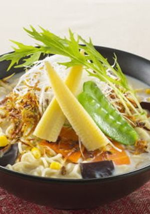 野菜とカリカリじゃこの豆乳ちゃんぽん-レシピのメイン写真