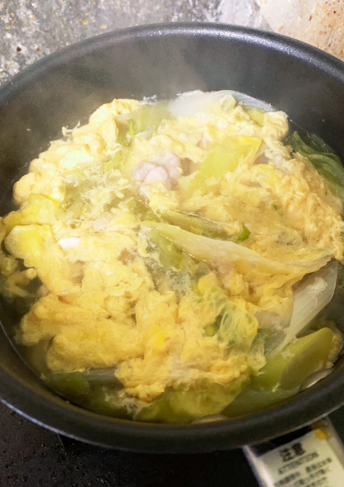 レタスと白ネギのたまごスープ-レシピのメイン写真