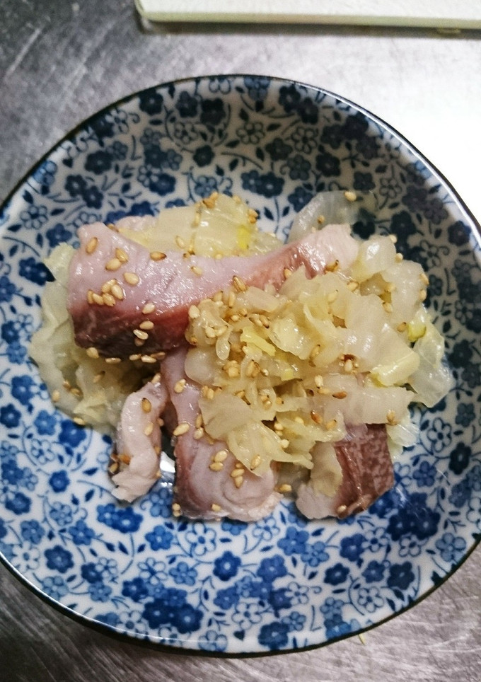 魚と白菜の酢の物〜★★★-レシピのメイン写真