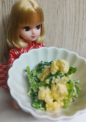 リカちゃん♡菜の花(なばな)玉マヨサラダ-レシピのメイン写真