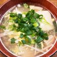 豆腐えのき 鳥ダシ中華スープ