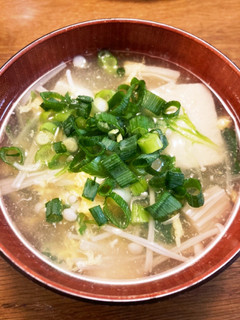 豆腐えのき 鳥ダシ中華スープ-レシピのメイン写真