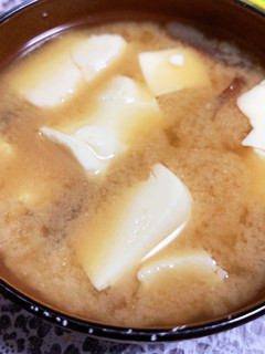 乾燥椎茸豆腐の味噌汁-レシピのメイン写真