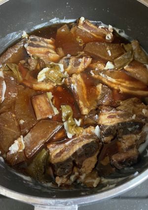 下茹で無しで角煮の油を取る方法☆-レシピのメイン写真
