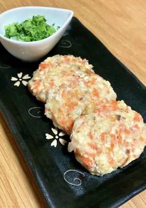 一食分のタンパク質がとれるお魚ハンバーグ-レシピのメイン写真