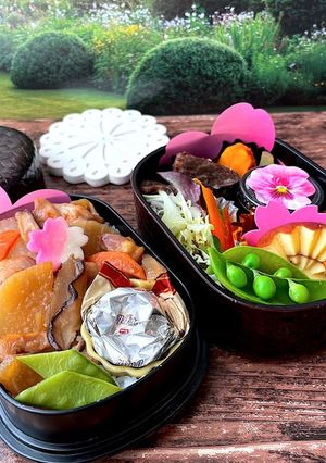 令和四年 如月21 大根炒め煮弁当-レシピのメイン写真