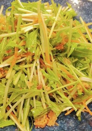 水菜のサラダ～中華ドレッシング～-レシピのメイン写真