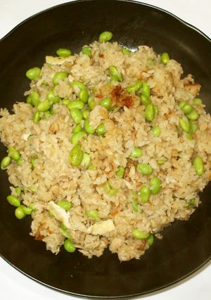 枝豆ツナ炊き込みご飯簡単消化不良漢方薬膳-レシピのメイン写真