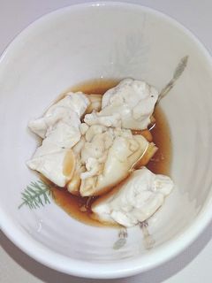 メジナの白子ポン酢-レシピのメイン写真