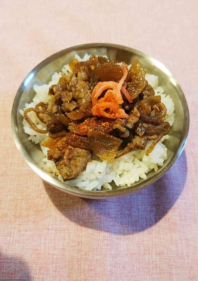旨し！牛小間のしぐれ煮‘‘丼’’-レシピのメイン写真