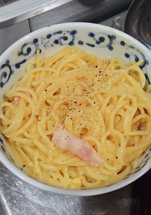 カルボナーラ風 簡単パスタ-レシピのメイン写真
