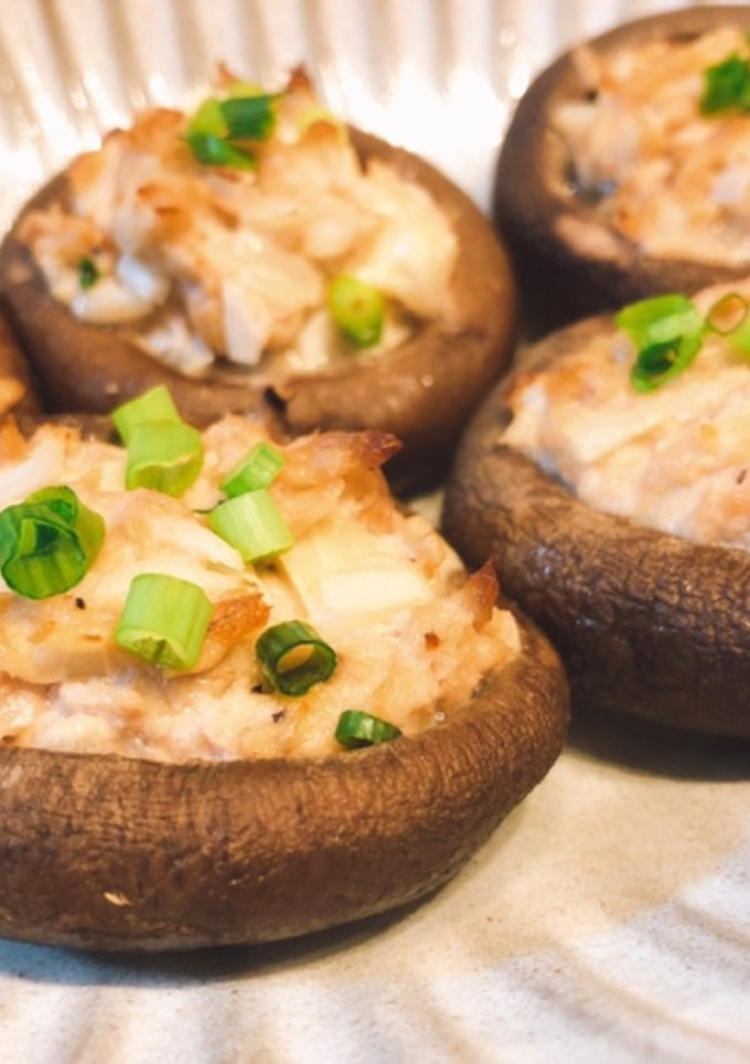 のせて焼くだけ〜しいたけのツナマヨ焼き-レシピのメイン写真