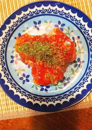 鶏つくねのケチャップ煮-レシピのメイン写真