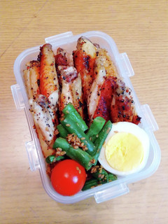 お弁当 レモンペッパーチキン-レシピのメイン写真