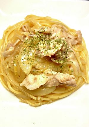 豚の生姜焼きパスタ-レシピのメイン写真