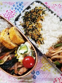 野菜炒め弁当(2.22)-レシピのメイン写真