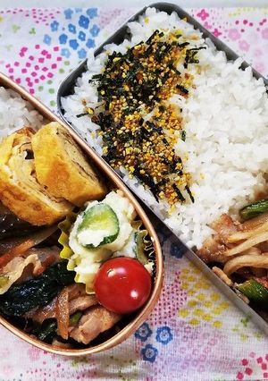 野菜炒め弁当(2.22)-レシピのメイン写真
