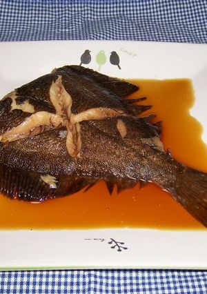 パパの大好きなカレイの煮付け-レシピのメイン写真
