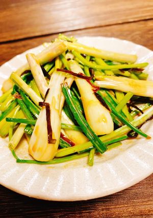 島らっきょうのマヨポン塩昆布和え-レシピのメイン写真