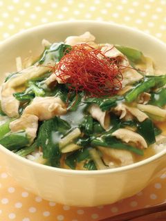 にらと豚肉のあんかけ丼-レシピのメイン写真