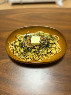 納豆パスタ(ワンパン)-レシピのメイン写真