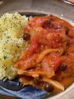 まろやか鶏ときのこのトマト煮込み-レシピのメイン写真
