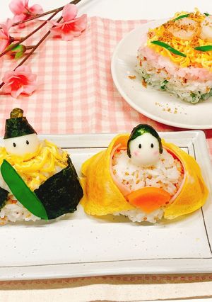 金ごまたっぷり！ひなちらし寿司-レシピのメイン写真
