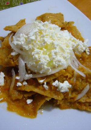 Chilaquiles Rojos-レシピのメイン写真