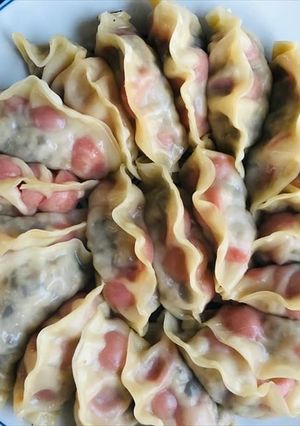 きのことミニトマトの焼き餃子-レシピのメイン写真