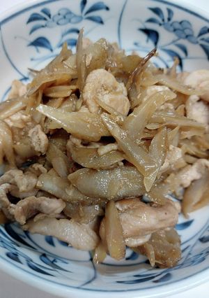 味変！ささがきゴボウと豚肉の炒め物-レシピのメイン写真