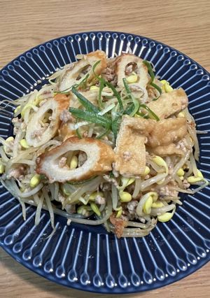 豚ミンチのもやし炒め-レシピのメイン写真