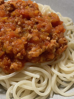 《圧力鍋で作る》ミートソーススパゲティ-レシピのメイン写真