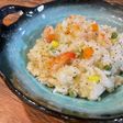 炊飯器だけで簡単♡バター香る海老ピラフ