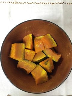 レンジでカボチャバター煮覚書-レシピのメイン写真