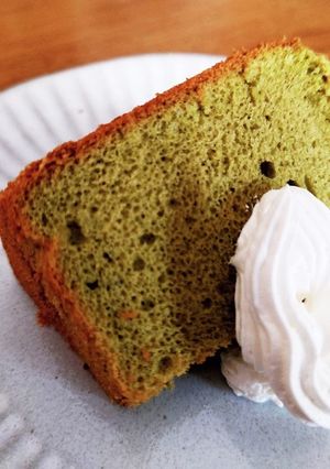米粉の緑茶シフォンケーキ-レシピのメイン写真