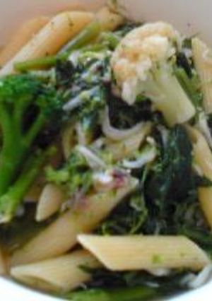 しらすと青菜のパスタ-レシピのメイン写真